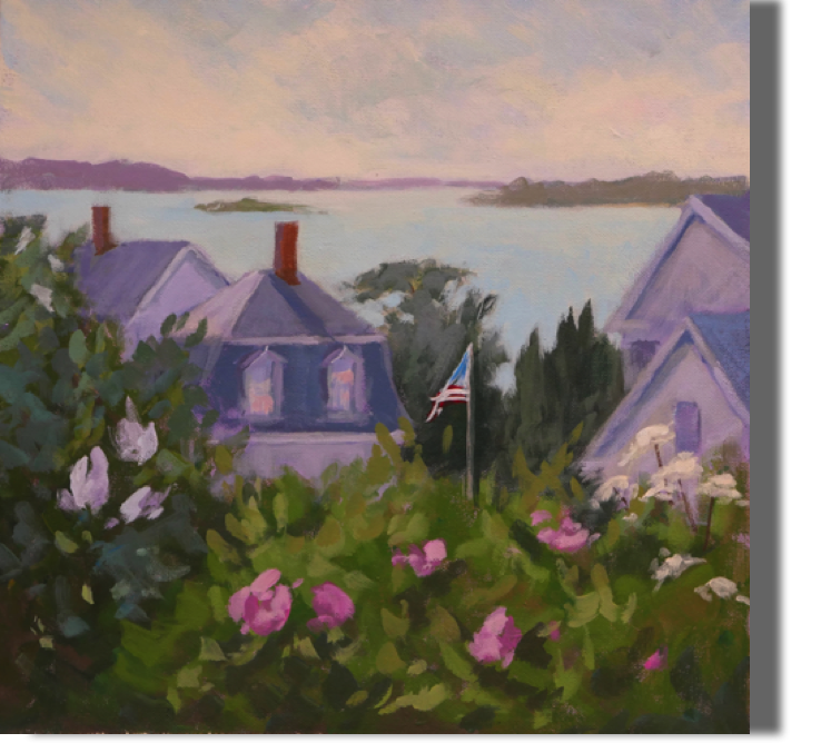 Summer Roses - 16x16 - $500
Stonington Harbor