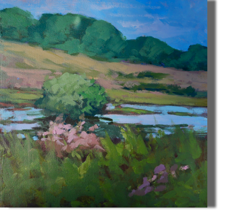 First of Triptych
Weskeag Marsh - 12x12
South Thomaston