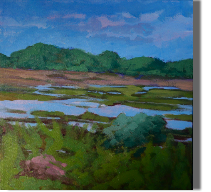 Second of Triptych
Weskeag Marsh - 12x12
South Thomaston