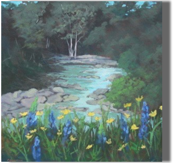 Lupines at Creekside - 20x20
