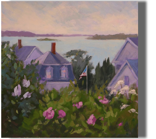 Summer Roses - 16x16
$400 - Stonington Harbor