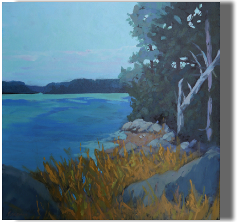 Late Summer Soliloquy
20x24 - $500-Sheepscot River