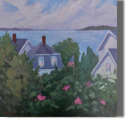 Showing the Colors - 16x16 - $800
Stonington Harbor