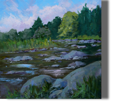 Stepping Stones - 16x16
$500 - Sheepscot River
Whitefield