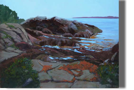 Sea Change - 30x40 - $3500
Ocean Point, East Boothbay