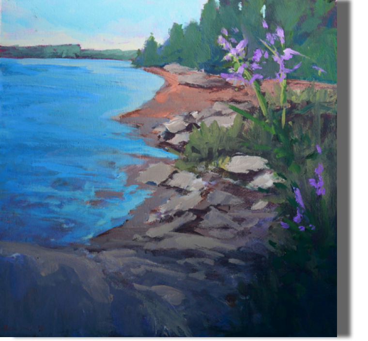 Sunlight & Shadow - 12x12 - $650
Back River, Boothbay